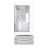 Thumbnail 3 : GameMax N80 White Mid Tower Tempered Glass PC Gaming Case with 6x ARGB Fans