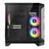 Thumbnail 2 : CiT DS240 Black Micro-ATX Tempered Glass PC Gaming Case with 3x Celsius Fans