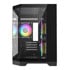Thumbnail 3 : CiT DS240 Black Micro-ATX Tempered Glass PC Gaming Case with 3x Celsius Fans