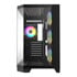 Thumbnail 3 : CiT DS360 Black Mid Tower Tempered Glass PC Gaming Case with 4x Pro Storm Fans