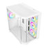 Thumbnail 1 : CiT DS360 White Mid Tower Tempered Glass PC Gaming Case with 4x Pro Storm Fans