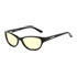 Thumbnail 1 : GUNNAR Optiks Jewel +1.5 Anti Blue-Light Onyx Amber Tint Women's Computer Glasses
