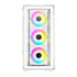 Thumbnail 3 : CiT Bolt Tempered Glass White MicroATX Gaming Case