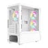 Thumbnail 4 : CiT Bolt Tempered Glass White MicroATX Gaming Case