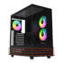 Thumbnail 1 : Thermaltake View 270 Plus WS ARGB Mid Tower Tempered Glass Gaming Case with Wooden Accents Black