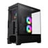 Thumbnail 4 : GameMax Vista Black Mid Tower Tempered Glass PC Gaming Case with 6x Infinity Fans