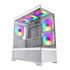 Thumbnail 1 : GameMax Vista Mini White MicroATX Tempered Glass PC Gaming Case with 6x Infinity Fans
