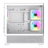 Thumbnail 2 : GameMax Vista Mini White MicroATX Tempered Glass PC Gaming Case with 6x Infinity Fans