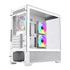 Thumbnail 4 : GameMax Vista Mini White MicroATX Tempered Glass PC Gaming Case with 6x Infinity Fans
