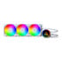 Thumbnail 2 : Montech LightFlow Digital 360 All In One 360mm White Intel / AMD CPU Water Cooler