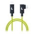 Thumbnail 1 : Angelbird USB-C 4.0 Solid Flex Cable Right-Angle Lime 32 cm
