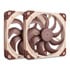Thumbnail 1 : Noctua NF-A14x25 G2 PWM Sx2 PP 140mm Next Generation Push Pull Premium Quiet Fans