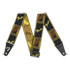 Thumbnail 1 : Fender 2" WeighLess Monogram Strap (Black/Yellow/Brown)