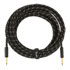 Thumbnail 2 : Fender Deluxe Series Instrument Cable, Straight/Straight, 25 ft, Black Tweed