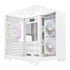 Thumbnail 1 : CIT Eclipse Mini White MicroATX PC Case with 3x ARGB Fans