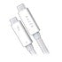 Thumbnail 3 : Razer 40Gb/s Thunderbolt 4 Cable 0.8m White Certified 100W PD