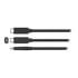 Thumbnail 2 : Razer 40Gb/s Thunderbolt 4 Cable 0.8m Black Certified 100W PD