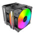 Montech NX600 ARGB Black Intel / AMD Dual Tower Air CPU Cooler LN164143 ...