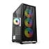Thumbnail 1 : Sharkoon VK4 ARGB Black Mid Tower Tempered Glass Case inc 4x ARGB Fans