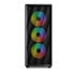 Thumbnail 2 : Sharkoon VK4 ARGB Black Mid Tower Tempered Glass Case inc 4x ARGB Fans