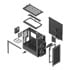Thumbnail 4 : HAVN BF 360 FLOW Black Premium Mid Tower Tempered Glass Chassis