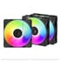 Thumbnail 1 : Arctic P12 Pro Reverse A-RGB Static Pressure 120mm Reverse PWM Fans 3 Pack