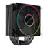 Thumbnail 1 : Powercool Typhoon ARGB Intel / AMD Black CPU Air Cooler