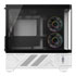 Thumbnail 2 : Powercool Arctic White Tempered Glass MicroATX Tower Gaming Case