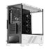 Thumbnail 4 : Powercool Arctic White Tempered Glass MicroATX Tower Gaming Case