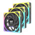 Thumbnail 1 : Thermaltake TOUGHFAN EX 120 ARGB Sync Airflow / Static Pressure PWM Black Triple Fan Pack