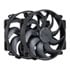 Thumbnail 1 : Noctua NF-A14x25r G2 PWM Sx2-PP chromax.black 140mm Dual Fans Pack