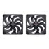 Thumbnail 3 : Noctua NF-A14x25 G2 PWM Sx2-PP chromax.black 140mm Dual Fans Pack