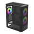 Thumbnail 1 : Montech X2 Plus Black Tempered Glass Compact Mid Tower PC Case inc 3 ARGB Fans
