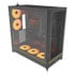 Thumbnail 1 : Refurbished Montech HS01 PRO Black Reversible Mid Tower PC Case inc 5x ARGB Fans