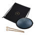 Thumbnail 3 : Meinl Sonic Energy 10" Compact Steel Tongue Drum, C Minor, 8 Notes, 432 Hz, Navy Blue
