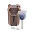 Thumbnail 1 : Meinl Sonic Energy 5.5" Essence Crystal Singing Bowl, 432 Hz, Slate Blue, Lotus Flower