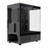 Thumbnail 4 : CiT F3 Tempered Glass Black Micro-ATX Tower Curved Gaming Case