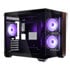 Thumbnail 1 : Cooler Master Elite 481 Wood Black Dual Chamber RGB MicroATX Tower Tempered Glass PC Case