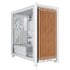 Thumbnail 1 : CORSAIR FRAME 4000D Wood RS White Mid Tower Tempered Glass PC Case