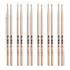 Thumbnail 1 : 6 x Pairs Vic Firth - American Classic 5A Drumsticks Wood Tip