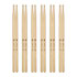 Thumbnail 1 : 6 x Pairs Meinl - Heavy 5A - American Hickory Drumsticks - SB108