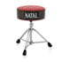 Thumbnail 1 : Natal Deluxe Padded Drum Throne Red Top with Black Sides