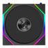 Thumbnail 2 : Lian Li Uni Fan TL Flex 120mm Black ARGB PWM Reverse Blade Fan