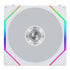 Thumbnail 2 : Lian Li Uni Fan TL Flex 120mm White ARGB PWM Reverse Blade Triple Fan Pack