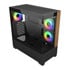 Thumbnail 2 : Cooler Master Elite 690 Wood Black Mid Tower Tempered Glass PC Case