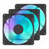 Thumbnail 1 : Fractal Design Dynamic 3 14 RGB 140mm Black PWM High Airflow Triple Fan Pack