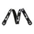 Thumbnail 1 : Fender Quick Grip Locking End Strap, Black with White Running Logo, 2"