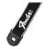 Thumbnail 2 : Fender Quick Grip Locking End Strap, Black with White Running Logo, 2"