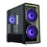 Thumbnail 1 : Lian Li LANCOOL 217 INF Black Tempered Glass Mid Tower PC Gaming Case inc 3x RGB Fans