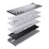 Thumbnail 4 : CORSAIR CLIPPER PRO MINI 60 Wired White Hall Effect 60% RGB Gaming Keyboard
